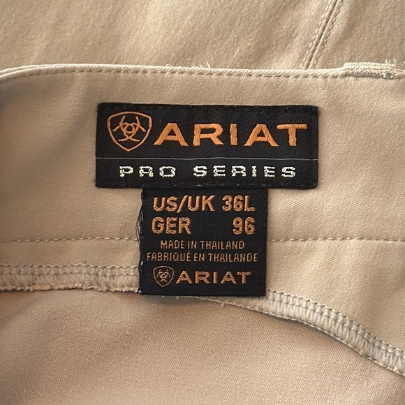 Ariat Olympia Knee Patch Breeches in Tan Women's Size 36 Long - Picture 8 of 9
